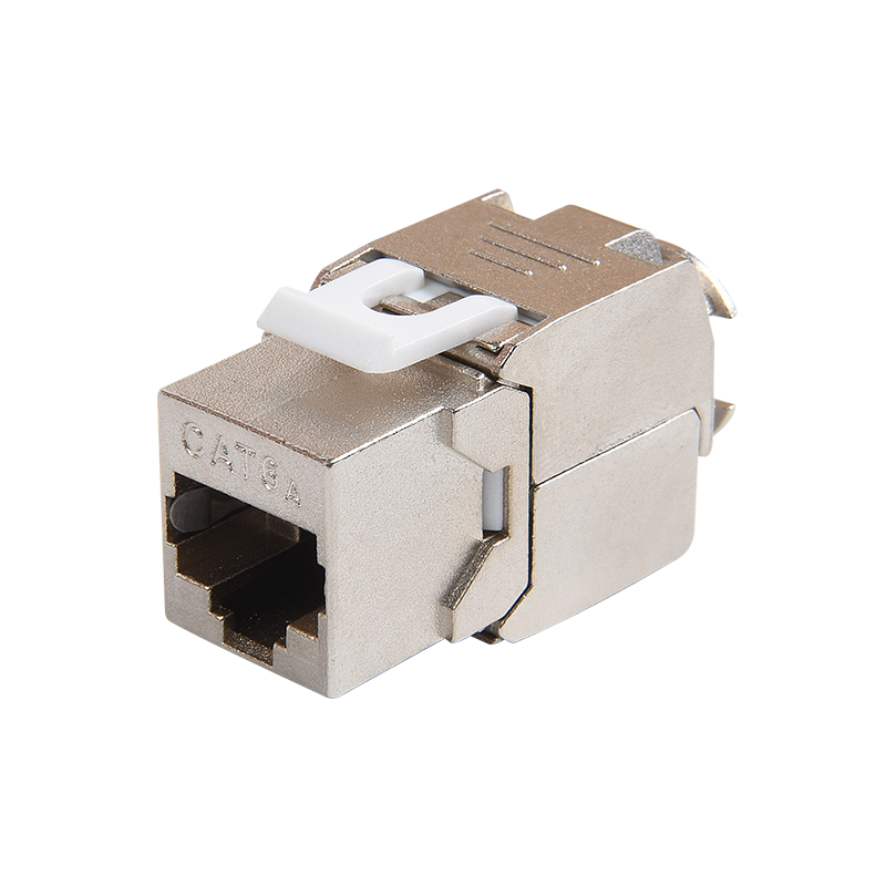 SMT-1061T8C6A-FTP 180度シールドCAT6A TOOLLESS KEYSTONE JACK