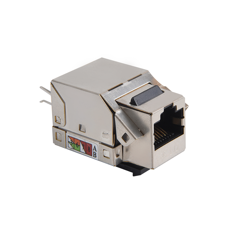 SMT-1013H8C6-FTPシールド90度CAT6キーストーンジャック110 IDC