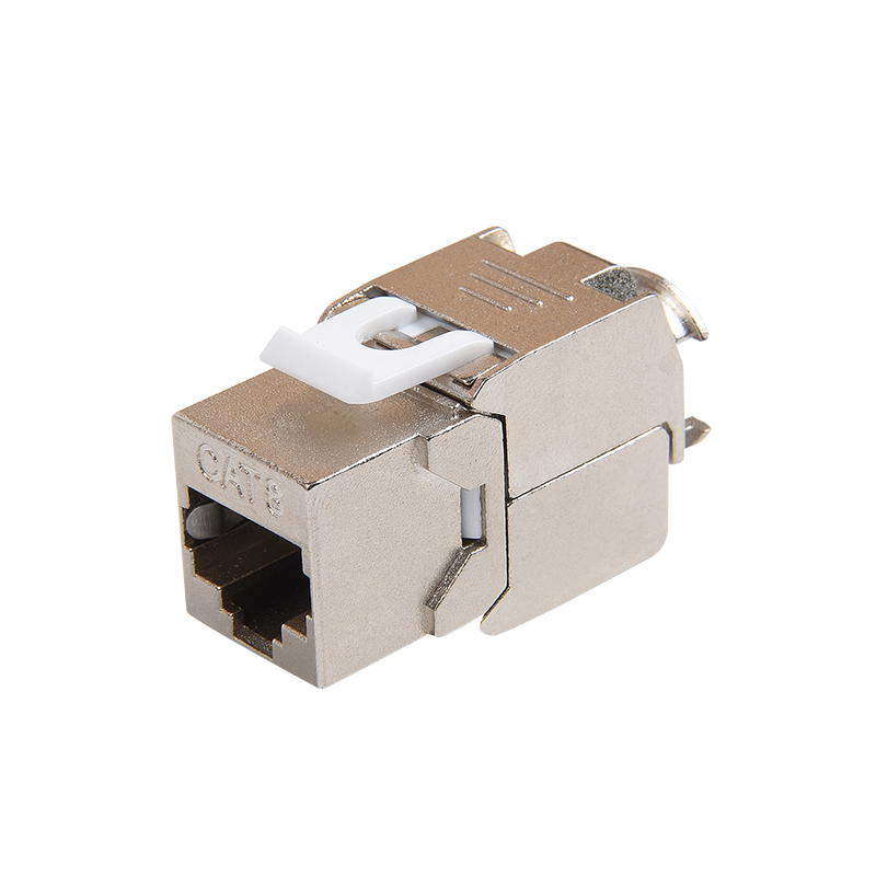 SMT-1061T8C8-FTP 180度シールドCAT8 TOOLLESS KEYSTONE JACK