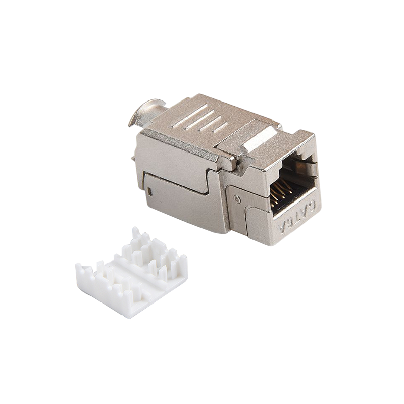 SMT-1048T8C6A-FTP 90度シールドCAT6A TOOLLESS KEYSTONE JACK