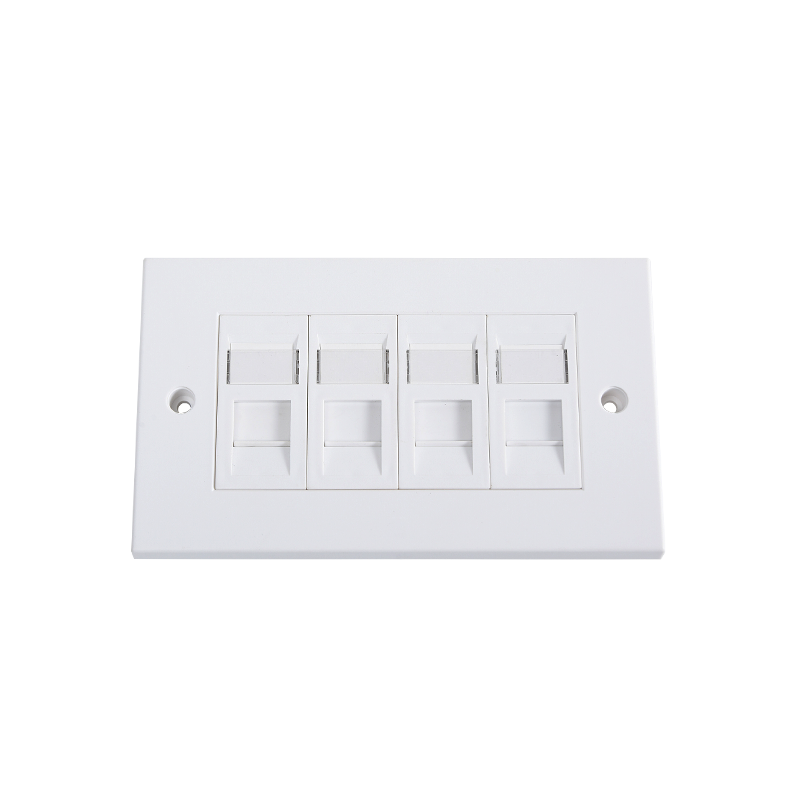 SMT-4306-140p-4p2つのギャングフラットフレーム英国タイプフェイスプレート